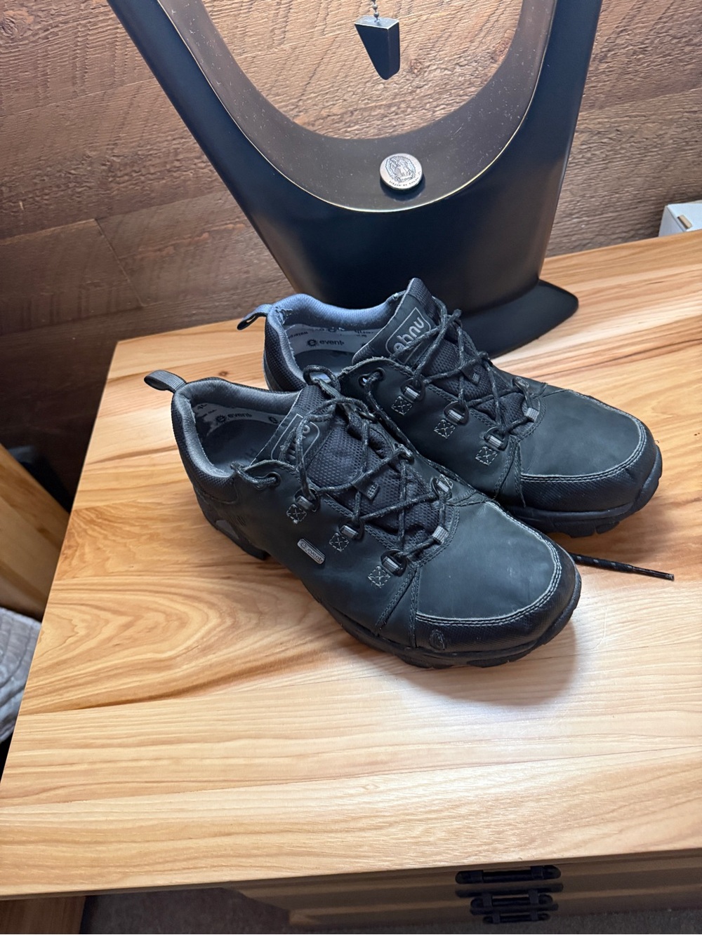Ahnu Black Men's Trail Hiking Shoes